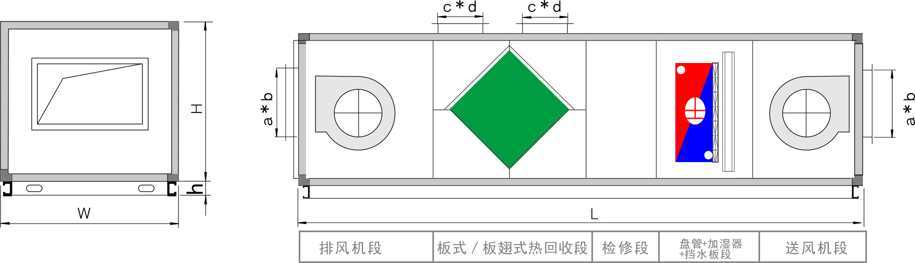 莱芜板翅/板式组合形式四